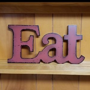 "Eat" Sign